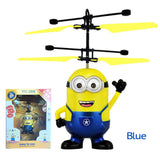 Upgrade Induction Flying Toys Despicable Me5 Minions Remote Control RC Helicopter floating toys kids Flying toys