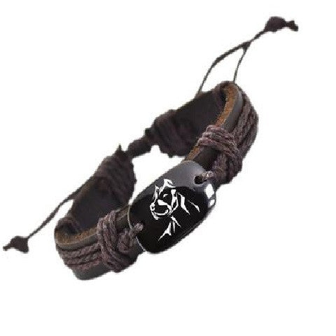 Animal Series Leather Bracelet AliExpress Best Selling  High Quality Handmade Bracelets for Men YP2763